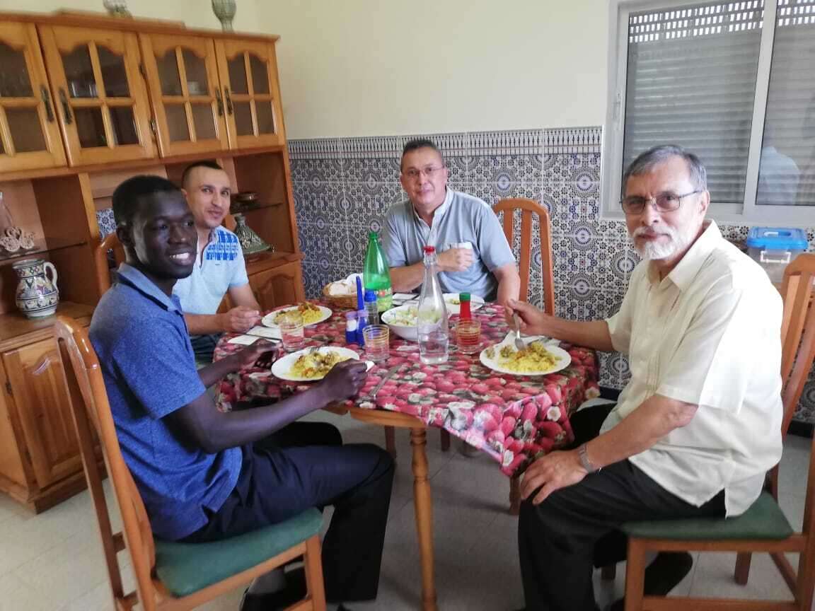 comida con primer musulman